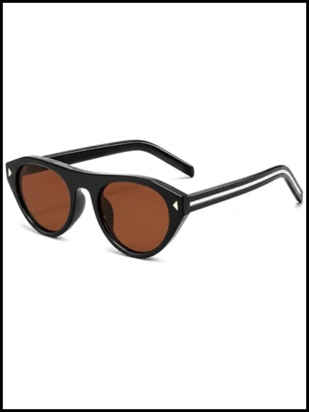 Retro Small Oval Cat Eye Sunglasses Y2K Vintage UV400 Protection